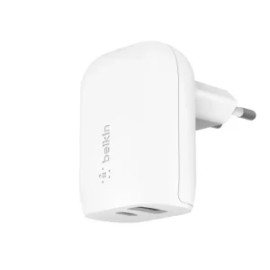 Adaptador de Corrente Belkin de parede duplo com 37W (25W Usb-C & 12W Usb-A)