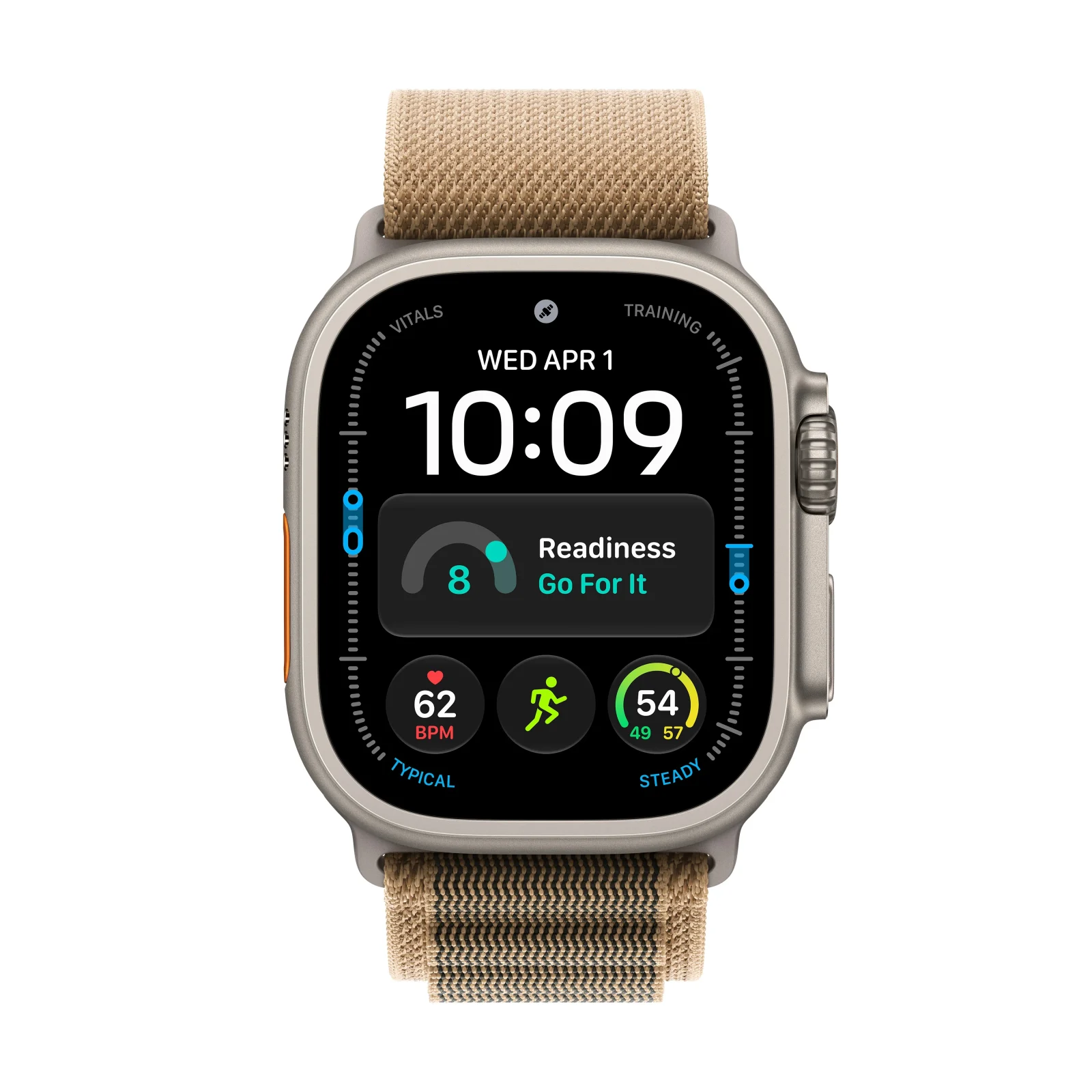 Apple Watch Ultra 4 GPS + Cellular, Caixa em titânio natural de 49 mm com Loop Alpine deserto - M - Image 2