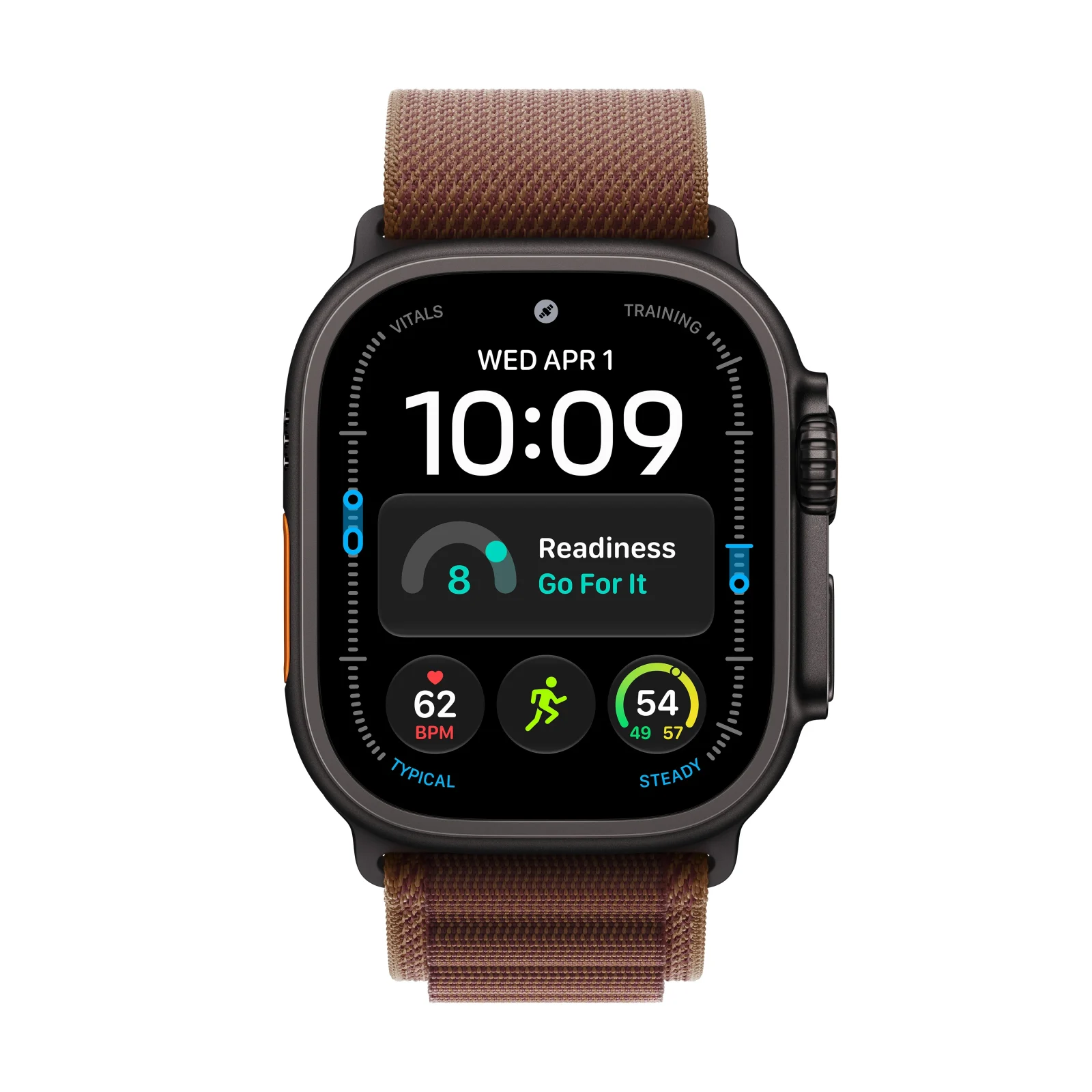 Apple Watch Ultra 4 GPS + Cellular, Caixa em titânio preto de 49 mm com Loop Alpine bordô - M - Image 2