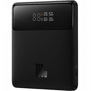 Baseus Blade High Power Digital Display Quick Charge Power Bank 20000Mah 100W Black
