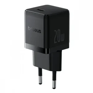 Baseus Carregador Palm Fast Charger 1C 20W Eu Cluster Black