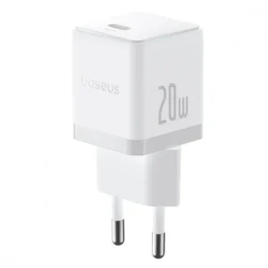 Baseus Carregador Palm Fast Charger 1C 20W Eu Moon White