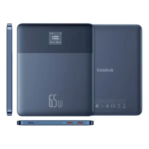 Baseus Powerbank Blade2 com Display 12000Mah 65W Azul