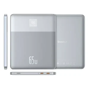 Baseus Powerbank Blade2 Com Display 12000Mah 65W Prateada
