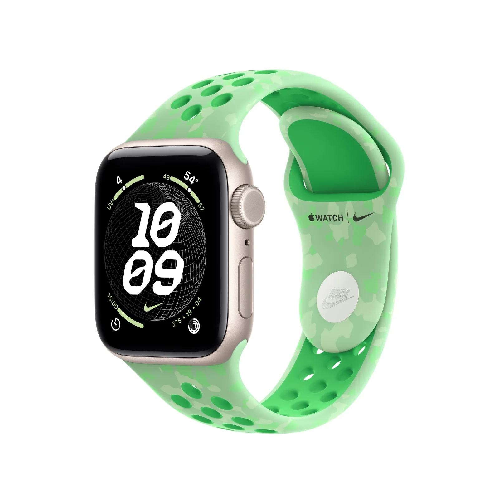 Bracelete desportiva Nike verde Spark de 40 mm - S/M - Image 2