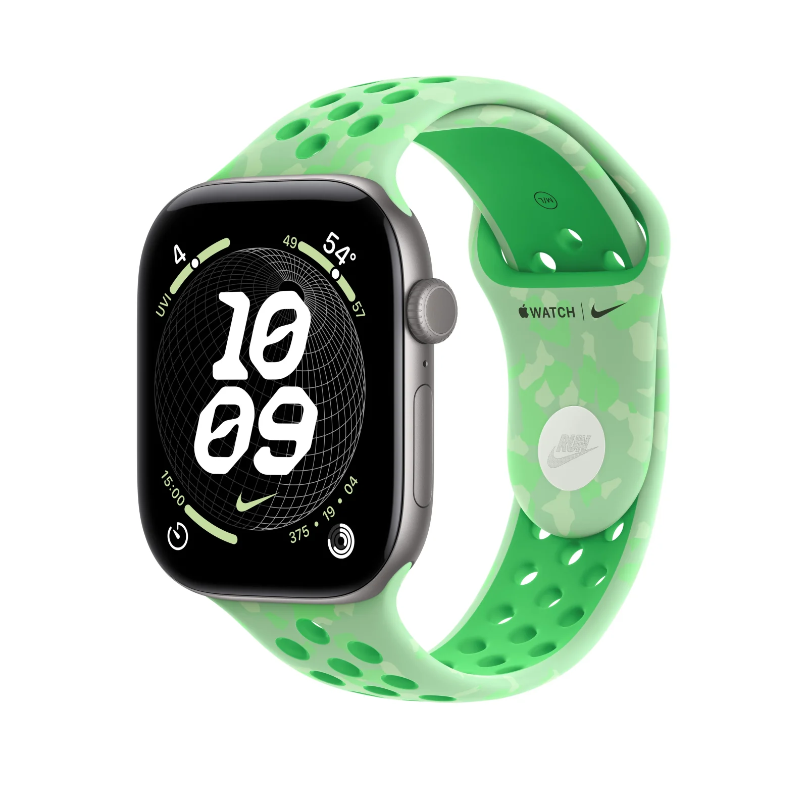Bracelete desportiva Nike verde Spark de 46 mm - S/M - Image 2