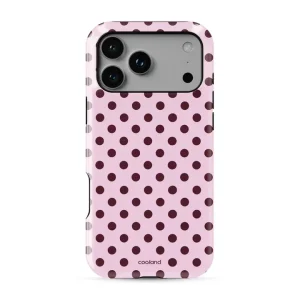 Capa Cooland iPhone 18 Pro Max Burgundy Polka