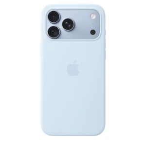 Capa em silicone com MagSafe para iPhone 18 Pro Max - Azul fresco