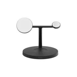 Carregador Belkin BoostCharge Pro 3-in-1 Wireless Charging Stand with Qi2 15W Preto