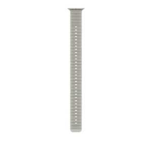 Extensão para Bracelete Ocean cinzento translúcido de 49 mm - Titânio natural