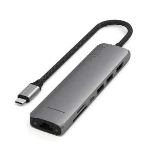 Multiport Adapter Satechi USB-C Slim 7in1 (space grey)