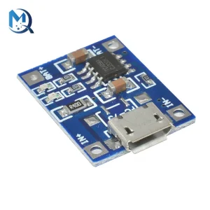 Placa módulo 5 V 1 A Micro USB 18650 carregador bateria 18650