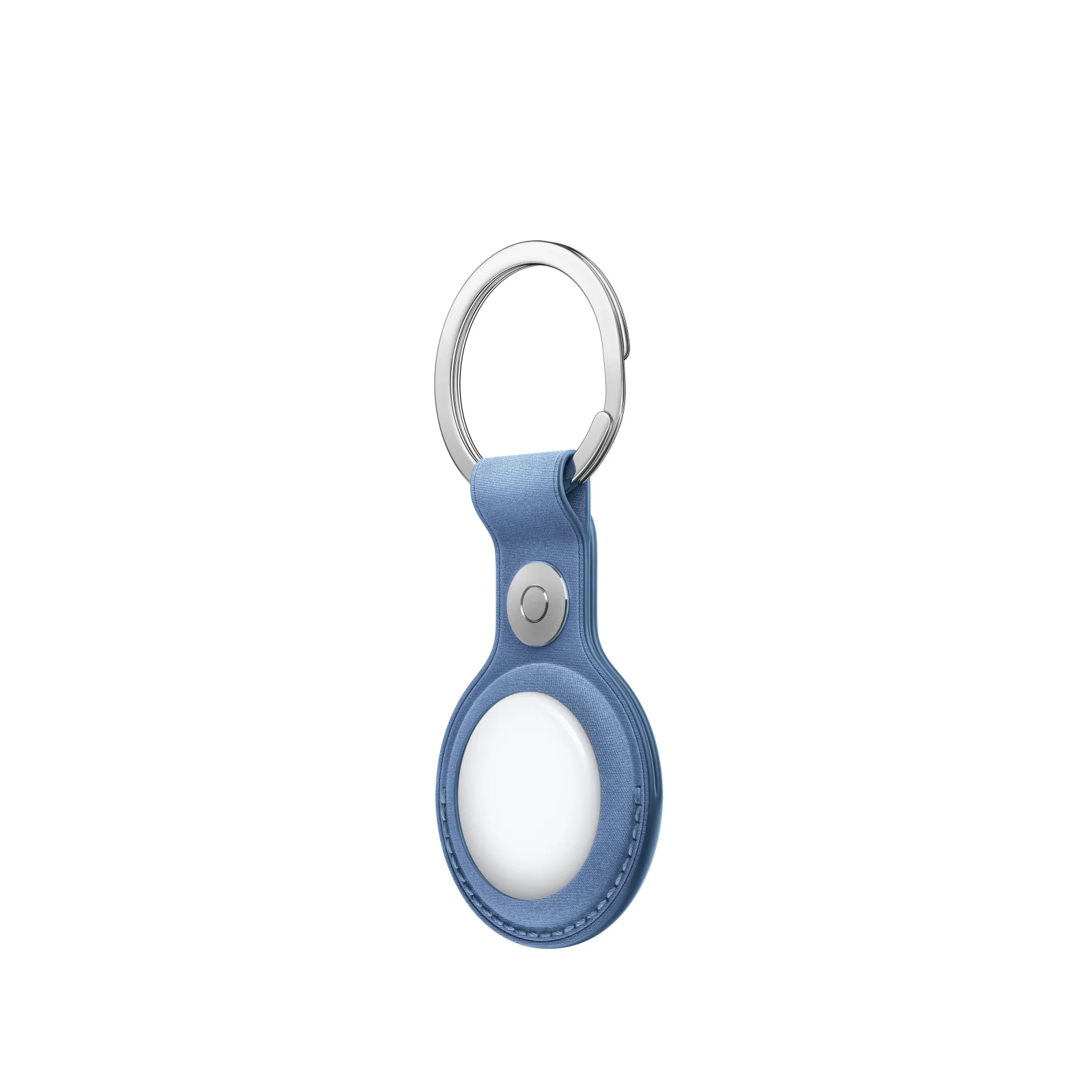 Porta‑chaves em tecido FineWoven para AirTag – Azul silvestre - Image 2