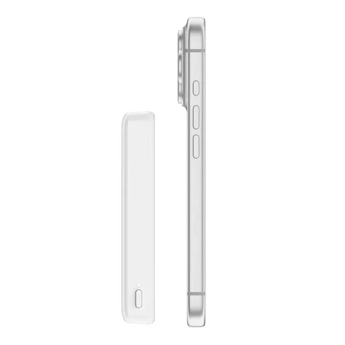 Powerbank Belkin BoostCharge 10k 7.5w Slim Magnetic White - Image 2