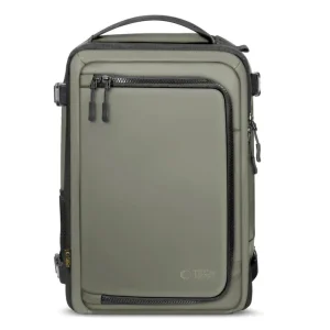 Tech-Protect Defender S50 Travel Laptop Backpack 20L Olive Green